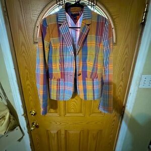 Tommy Hilfiger plaid  blazer